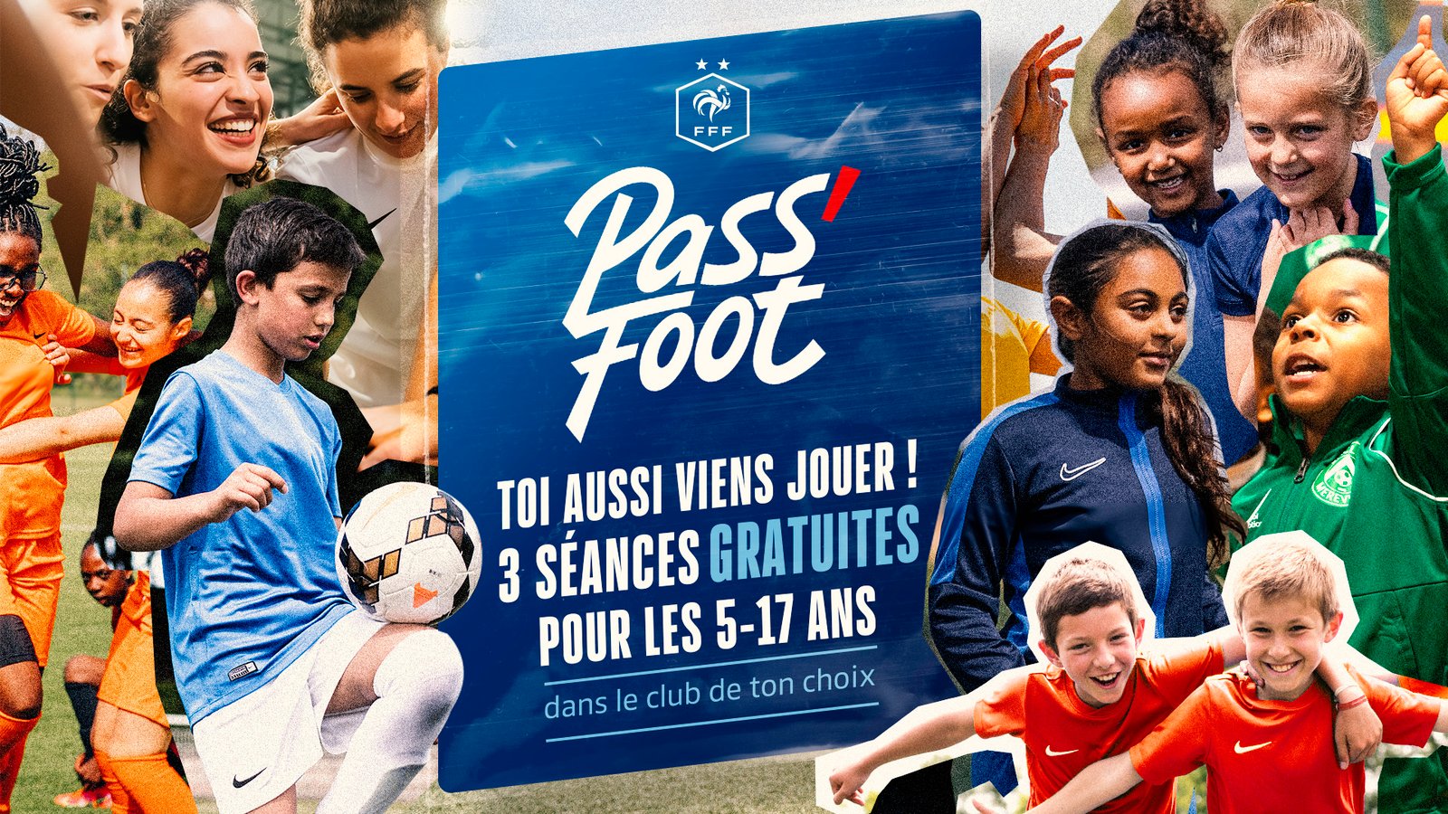 Pass’Foot FFF : jusqu’à 3 séances de football gratuites pour les 5 à 17 ans